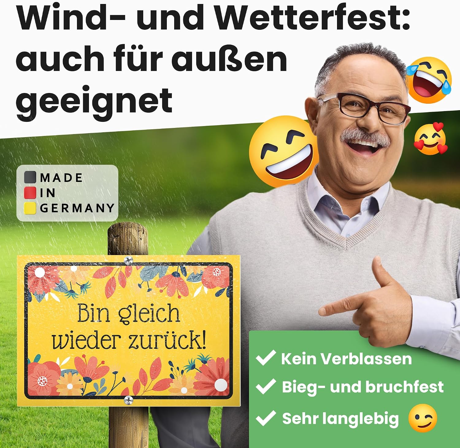 Thumbnail 4 de DankeDir! Türschild 30 x 20 cm