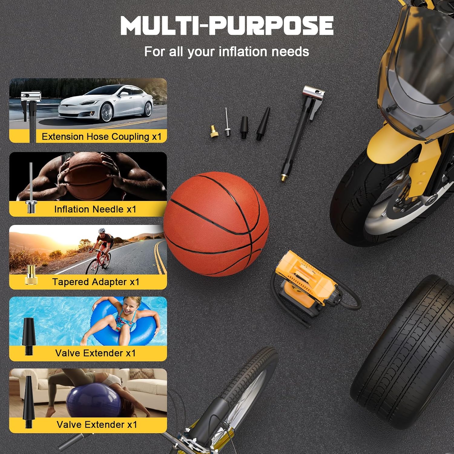 Thumbnail 6 de LIVOWALNY 160PSI Cordless Tire Inflator