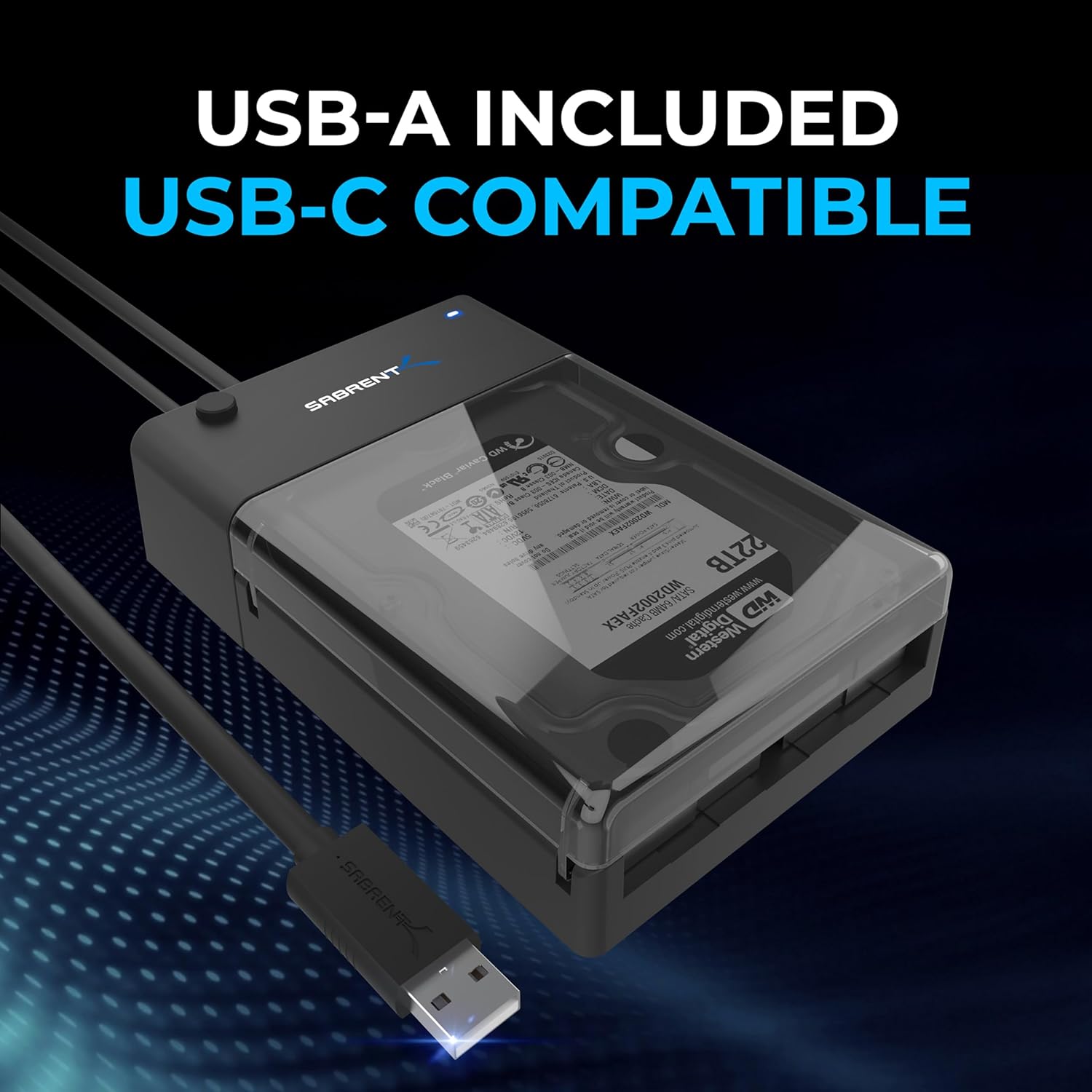 Thumbnail 6 de SABRENT Hard Drive Docking Station 2.5–3.5"