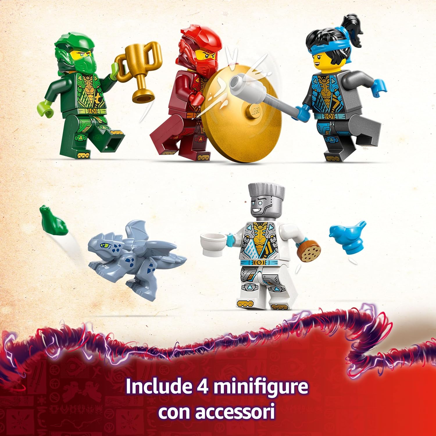Detalle 2 de LEGO NINJAGO Spinjitzu Temple 4 anni 71831
