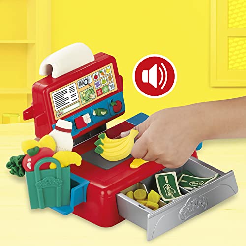 Detalle 1 de Hasbro Play-Doh Caja registradora juguetes 4 colores 🎲