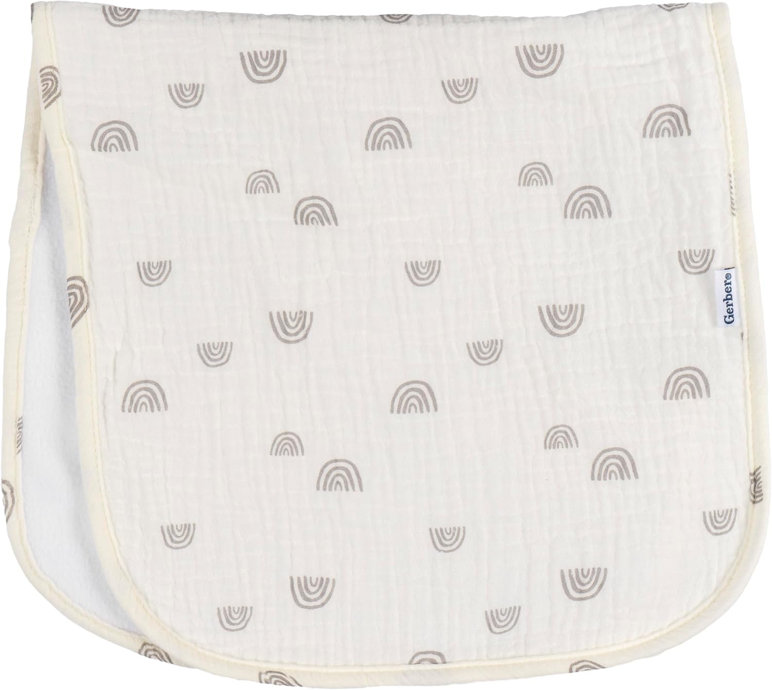 Detalle de Gerber Baby panni antirigurgito in mussola – confezione da 5, multicolore, taglia grande 20" x 10