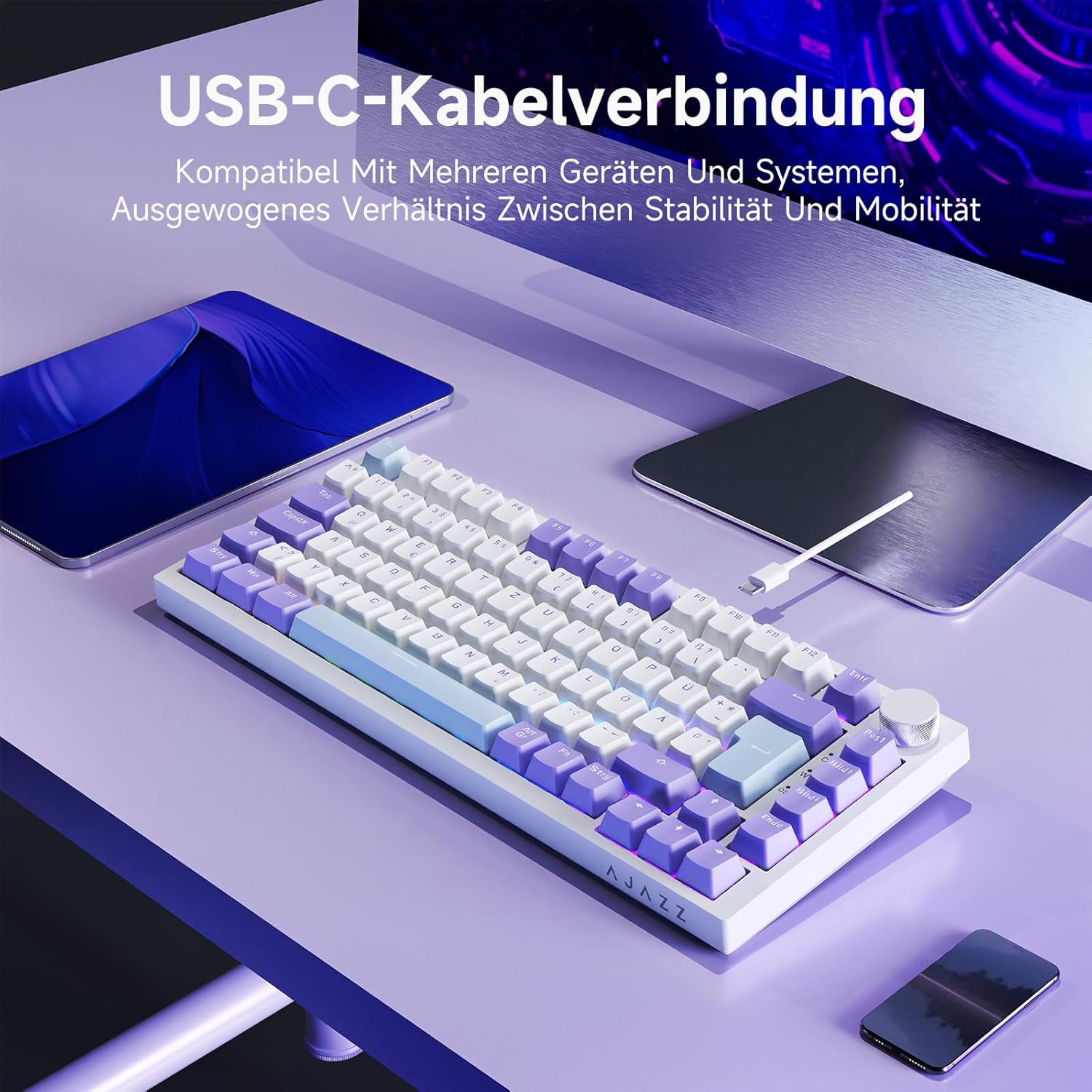 Thumbnail 3 de AJAZZ AK820 75% mechanische Tastatur