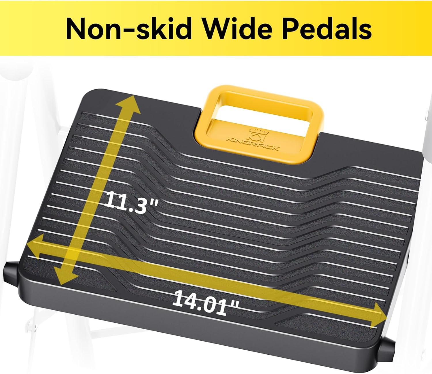 Detalle de KINGRACK 3 Step Folding Ladder 360kg capacity