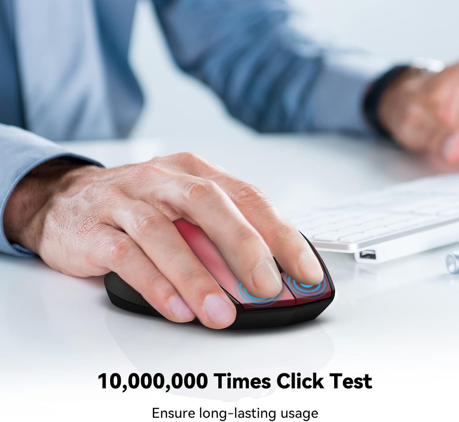 Thumbnail 3 de TECKNET Classic Bluetooth Mouse — 4800 DPI Wireless, Ergonomic and Long-Lasting