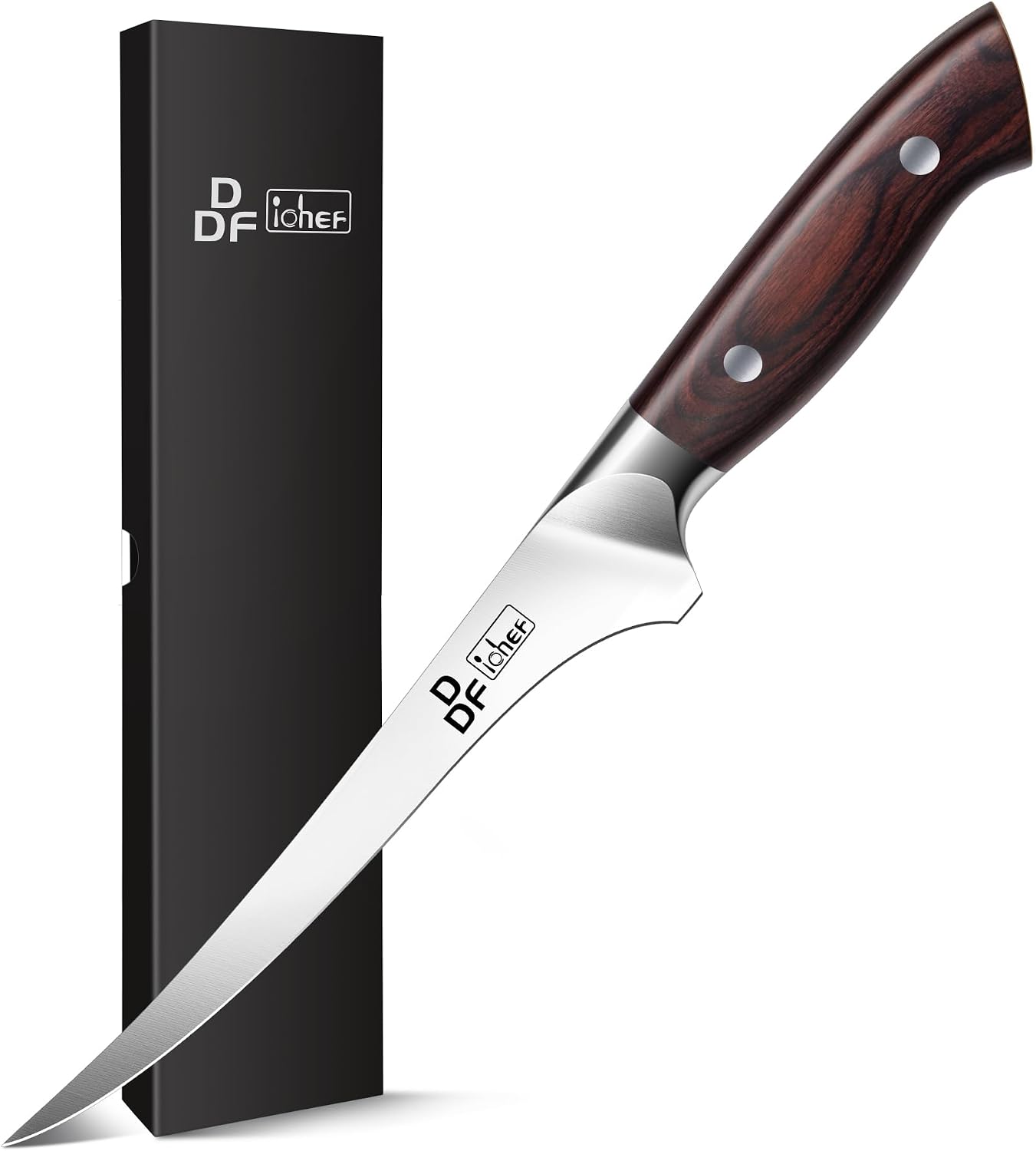 Detalle de DDF iohEF C2306TGUS010 – nóż do filetowania i odkostniania 18 cm