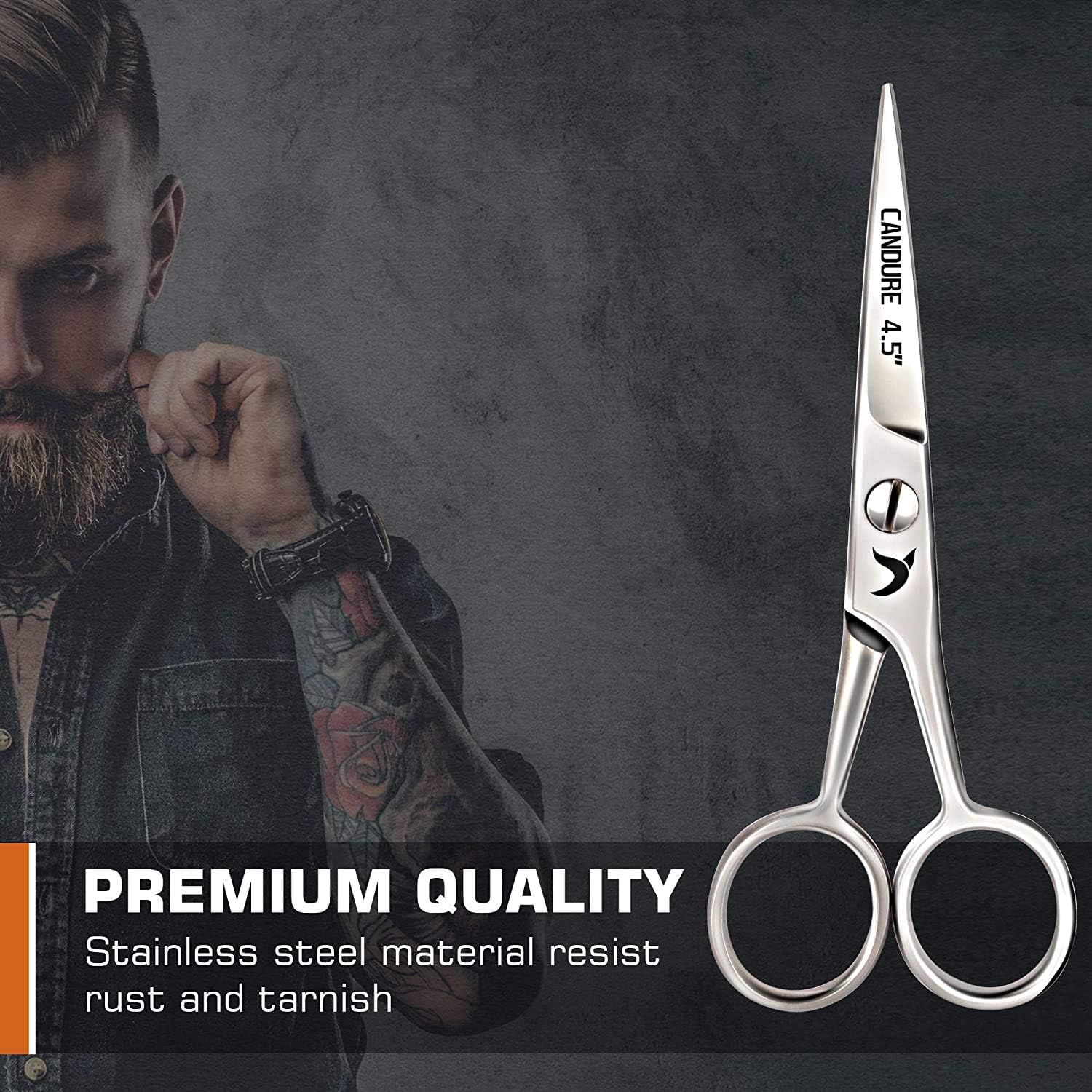 Detalle de Candure Mustache Scissors 4.5