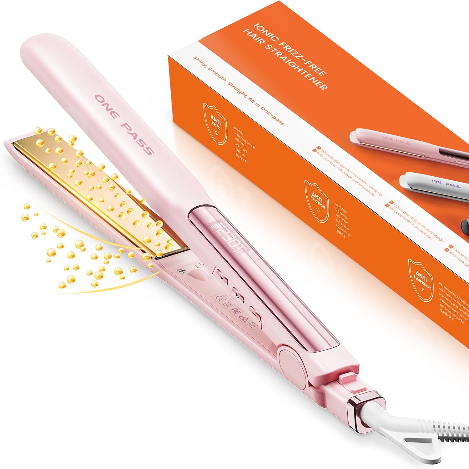 Detalle de Faszin Hair Straighteners with Ionic Titanium Plate