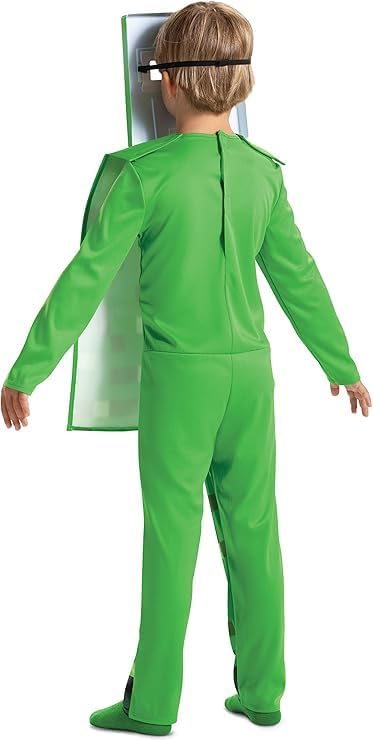 Detalle de DISGUISE officieel Minecraft Creeper-kostuum voor kinderen met masker en schuimlaag