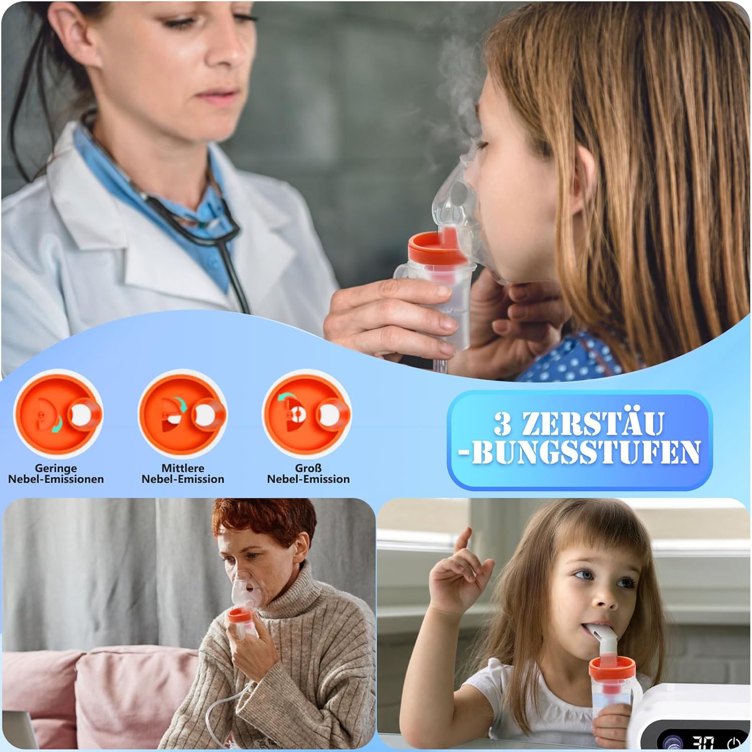 Detalle 2 de NEEMOSI Inhalationsgeräte 13,5 cm