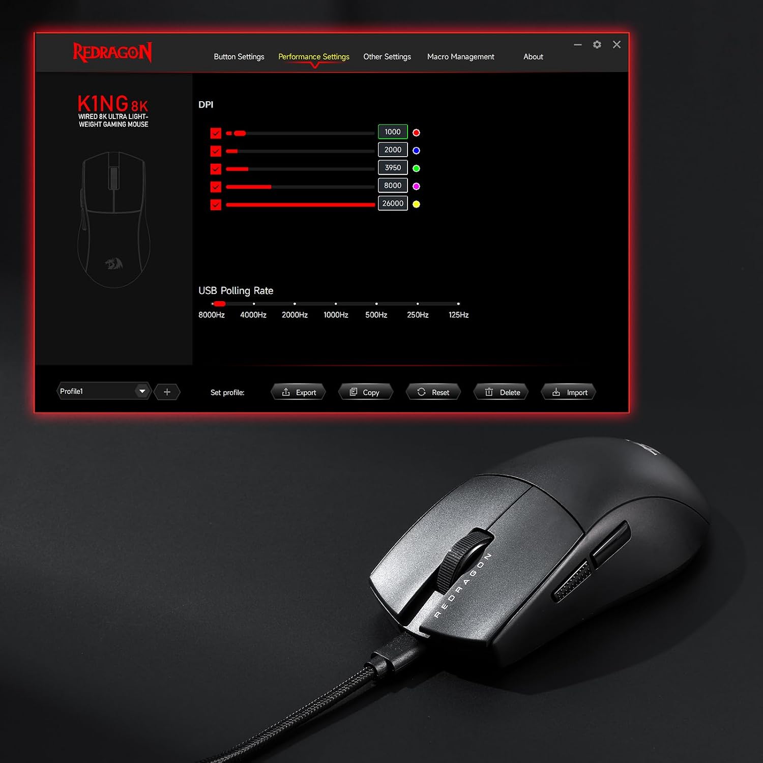 Thumbnail 6 de Redragon M996 Wired Gaming Mouse review: precise 26,000 DPI, lightweight 42g and programmable controls