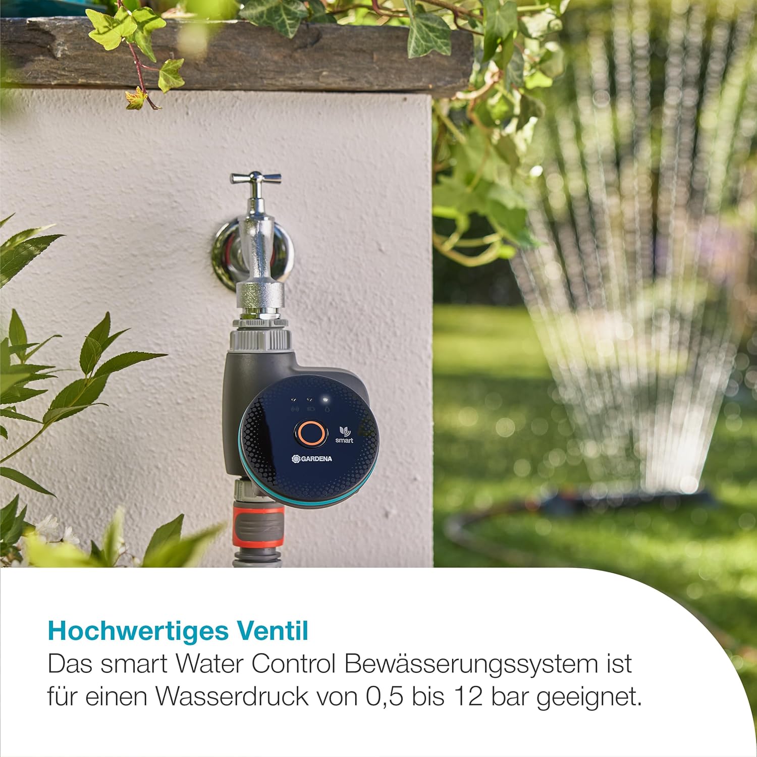 Thumbnail 3 de GARDENA smart Water Control Bewässerungssteuerung (19033-20) – datengesteuerte Automatisierung mit Frostwarnung
