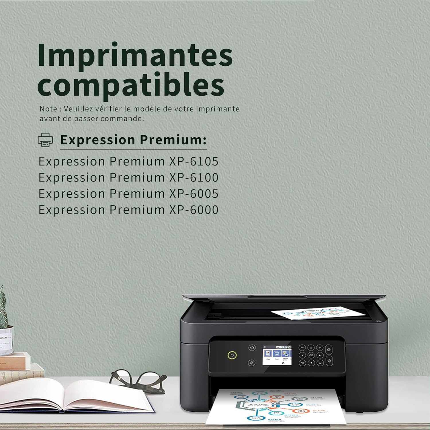 Thumbnail 1 de Greenjob 202XL Multipack Cartouche d'encre pour Epson XP-6000/6005/6100/6105 (Paquet de 10)