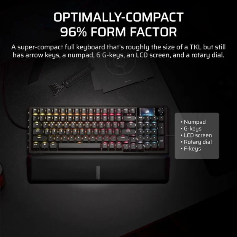 Detalle 2 de Corsair Vanguard Pro 96 Layout ES Teclado mecánico