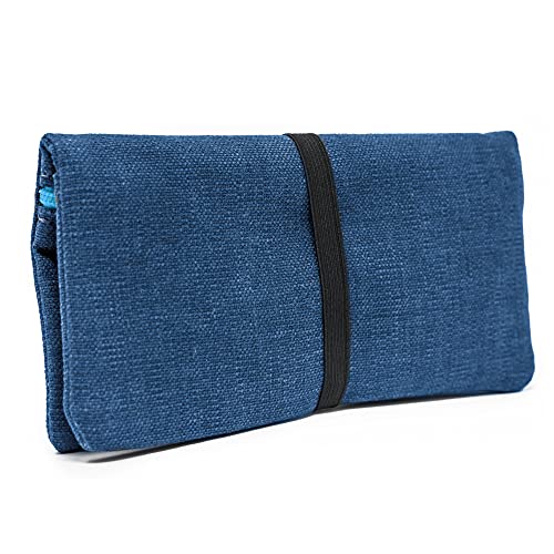 Thumbnail 4 de Leia Design Porta Tabacco Cartine e Filtri – Astuccio cucito a mano, blu Celeste