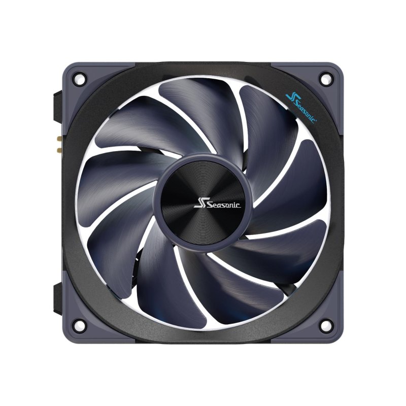 Detalle de Seasonic MagFlow 1225, ventilador de 120 mm PWM de 600-2000 RPM