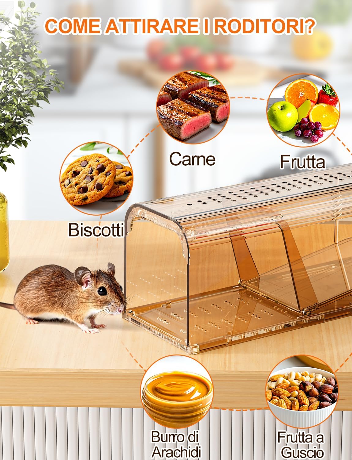 Thumbnail 4 de TAKRINK Trappola per Topi 17 cm 🪤