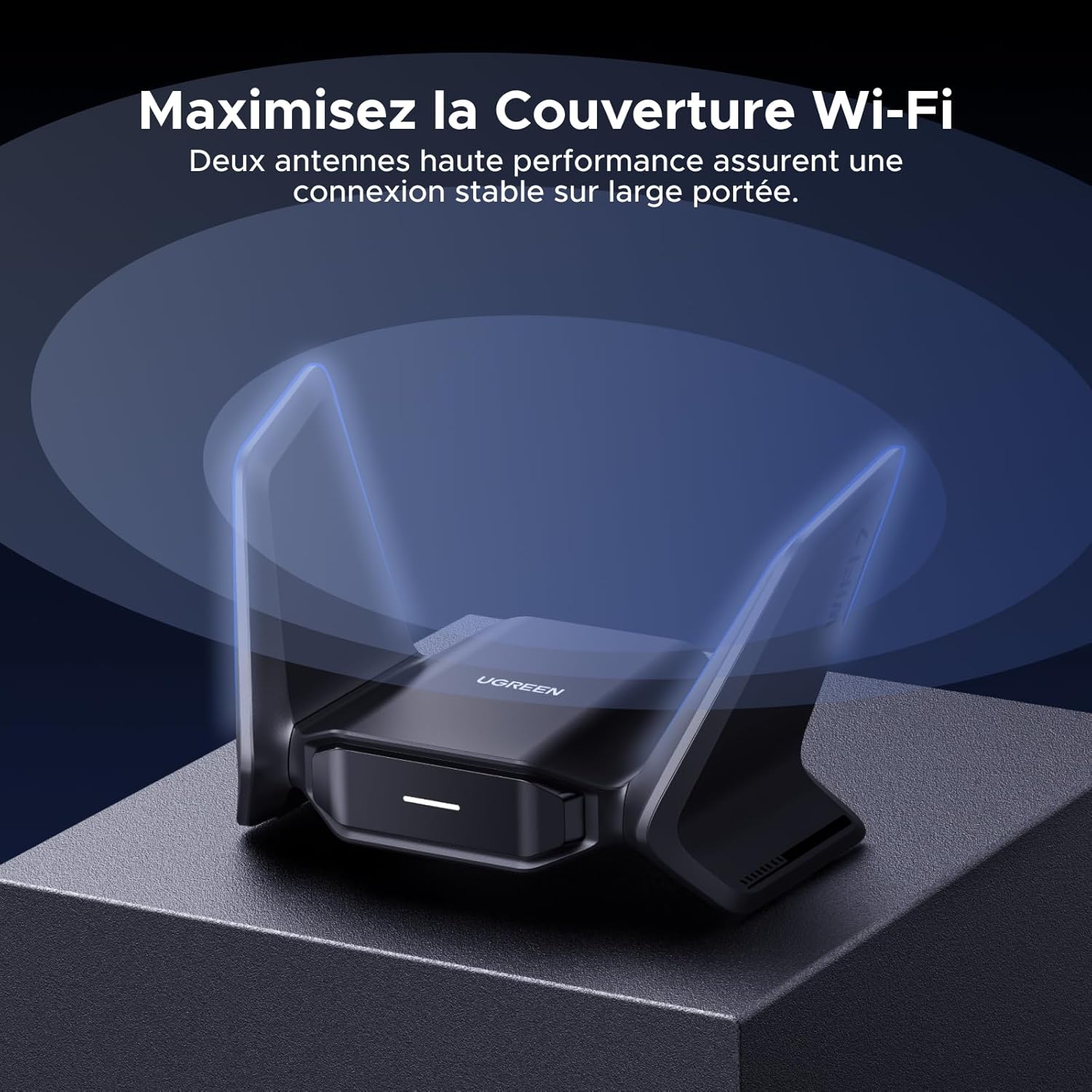 Detalle de UGREEN BE6500 Clé WiFi 7 2882 Mbps