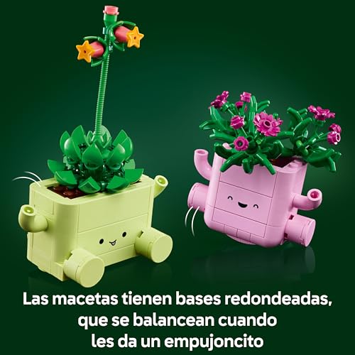 Thumbnail 4 de LEGO Botanicals Plantas Bailarinas (11506): set con 2 plantas y macetas pastel para decorar interiores