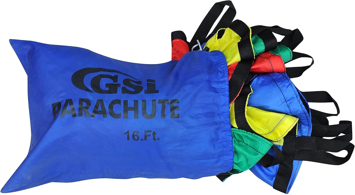 Thumbnail 6 de GSi Kids Play Parachute Rainbow Parachute Toy Tent Game (6ft) for Gymnastics & Group Play