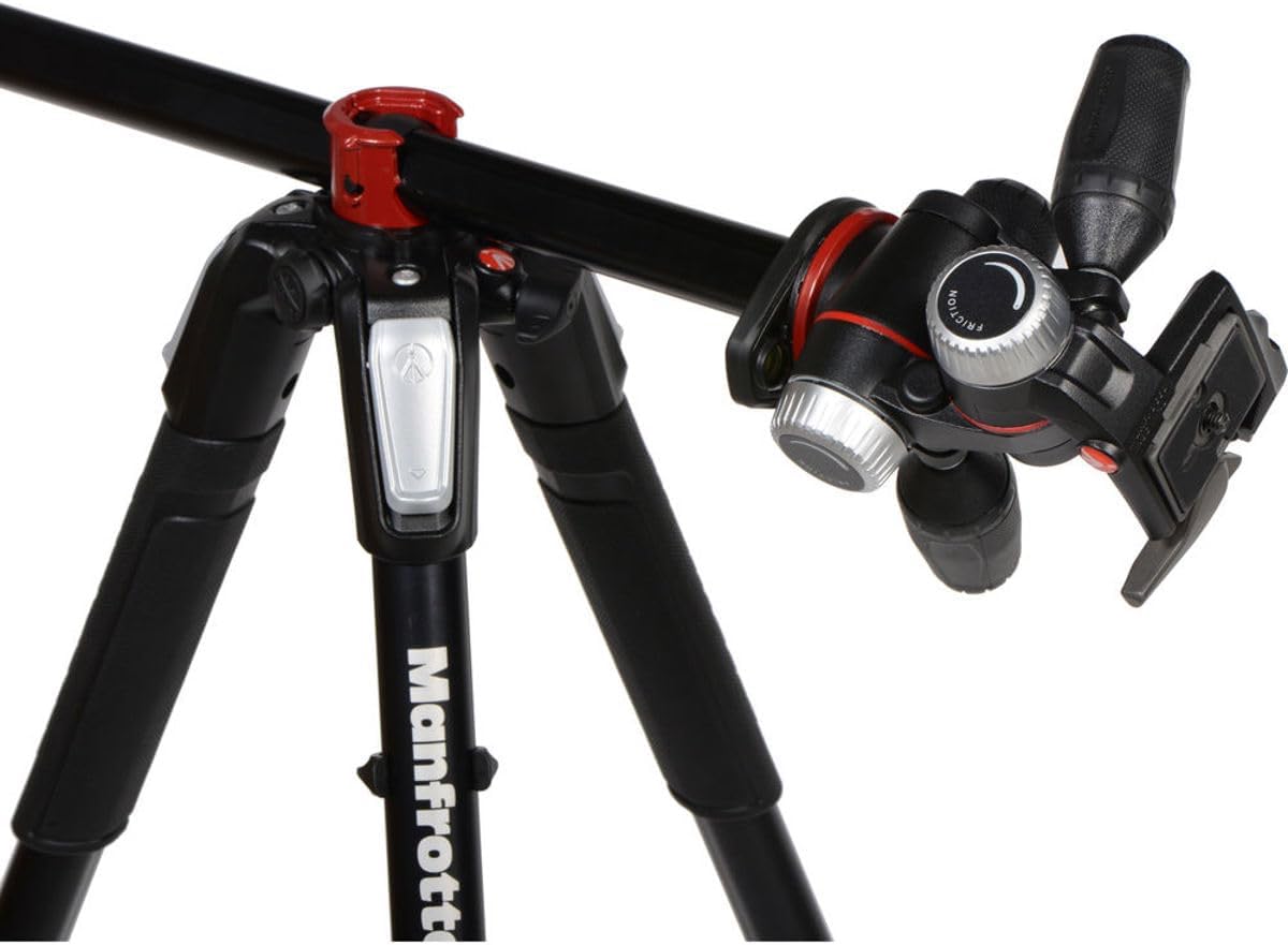 Thumbnail 4 de Manfrotto 055XPRO 3-Section Tripod Kit with 3-Way Pan Tilt Head (Aluminium)