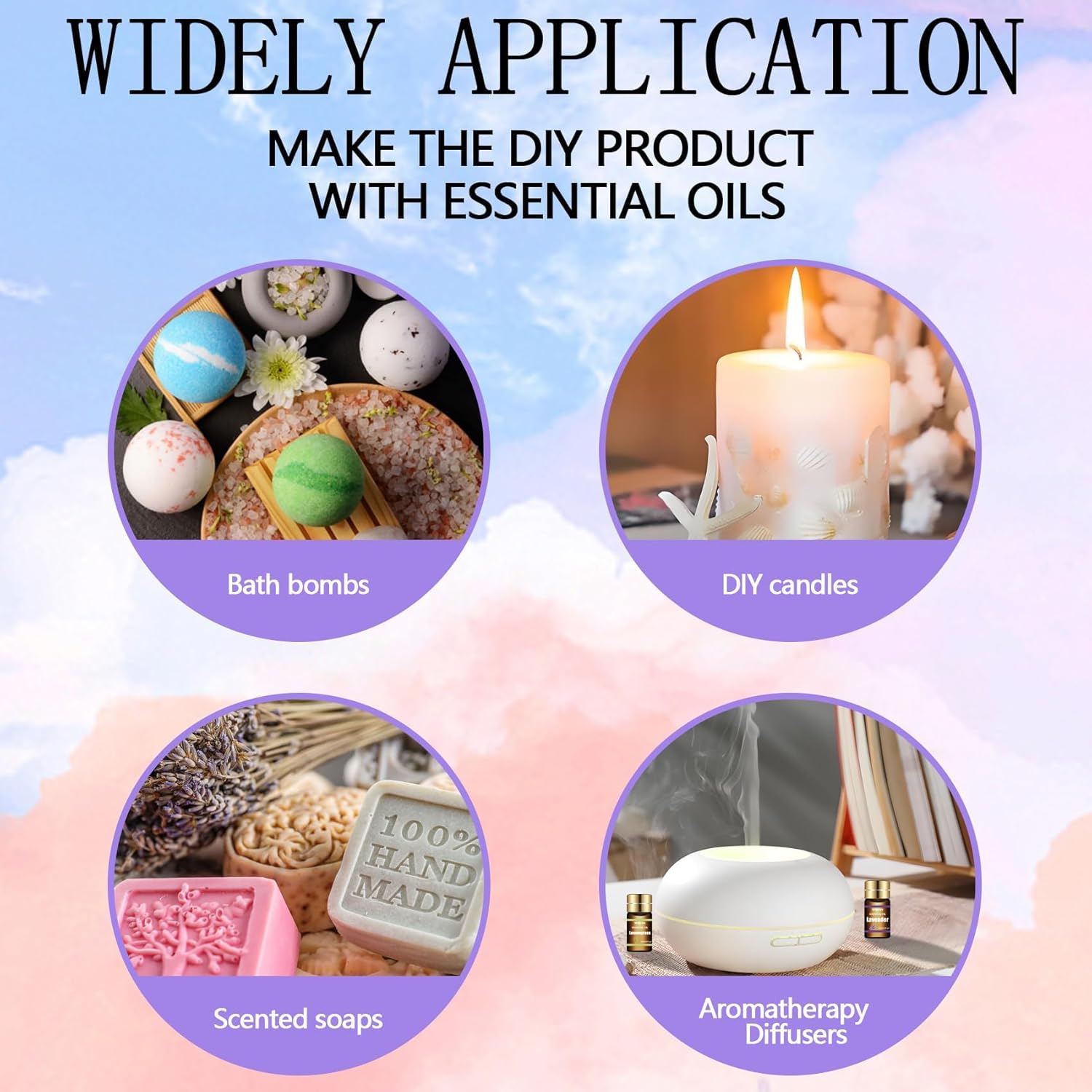 Thumbnail 5 de Wtrcsv Essential Oils Set – Top 15 Scents (5ml each) for Diffuser, Skincare, Aromatherapy, and DIY Projects