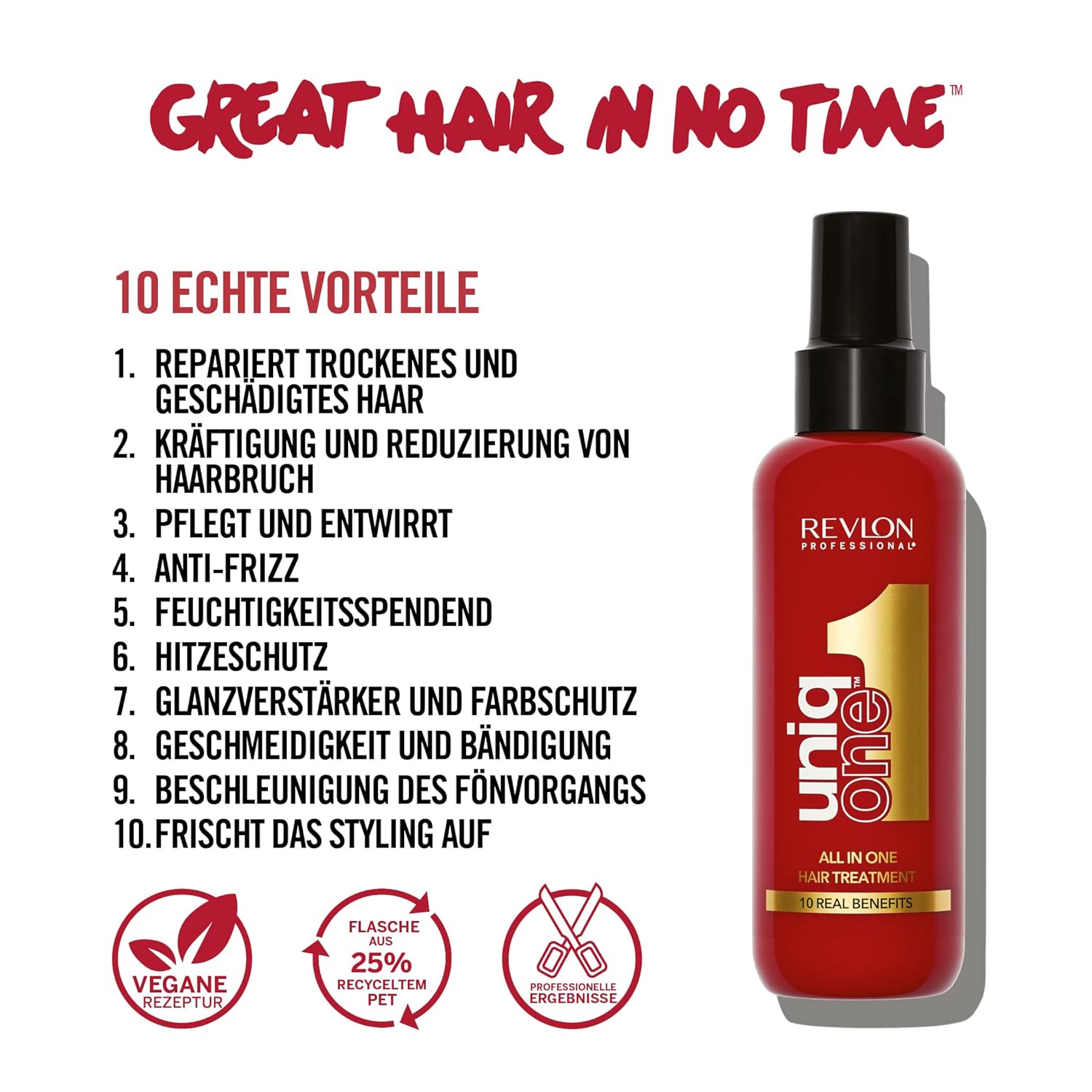 Detalle 2 de REVLON PROFESSIONAL UniqOne 150 ml Leave-in Haarkur 💇♀