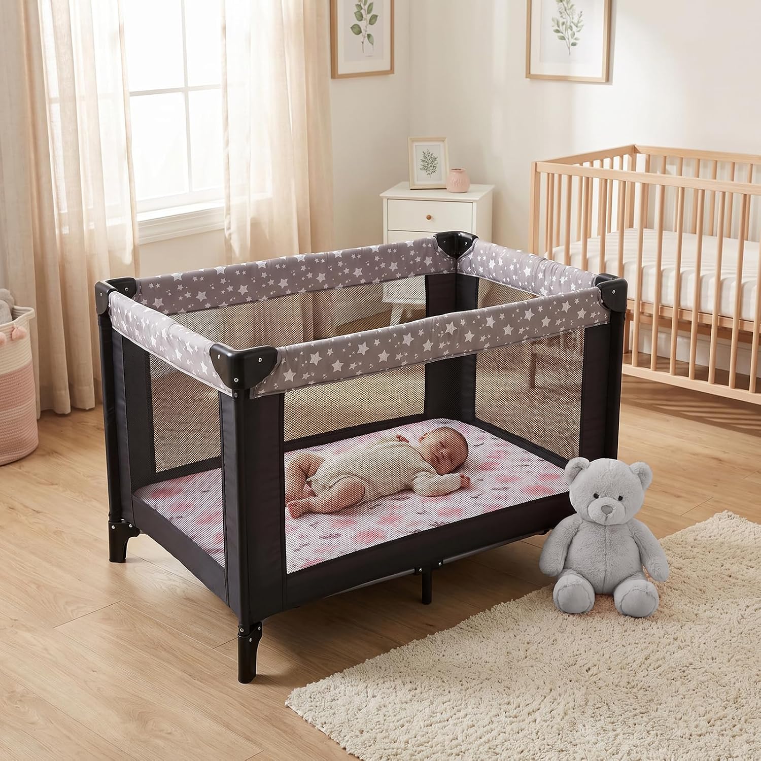 Detalle de Pack N Play Fitted Sheets, 2-Pack