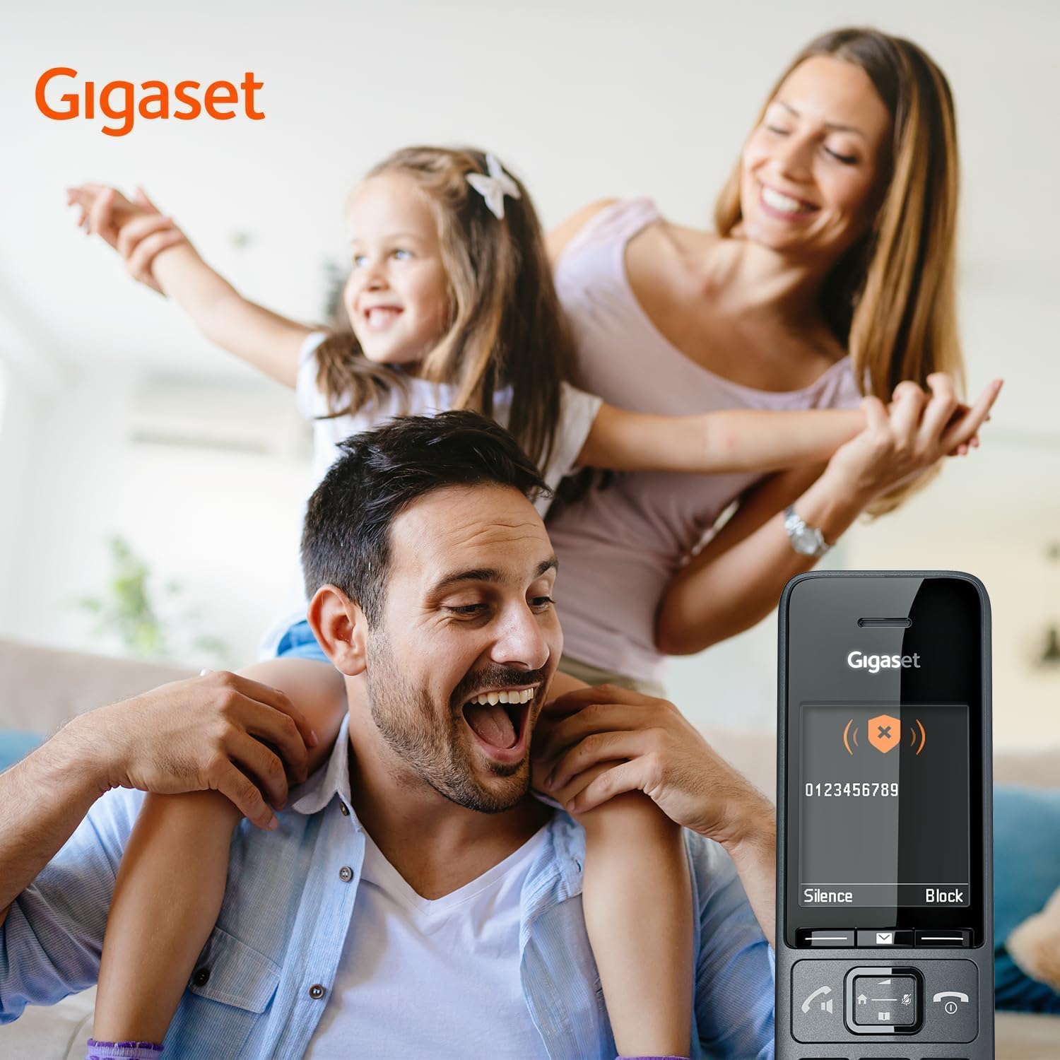 Thumbnail 6 de Gigaset COMFORT 520HX: Telefono Portatile Aggiuntivo con Vivavoce in Nero Titanio