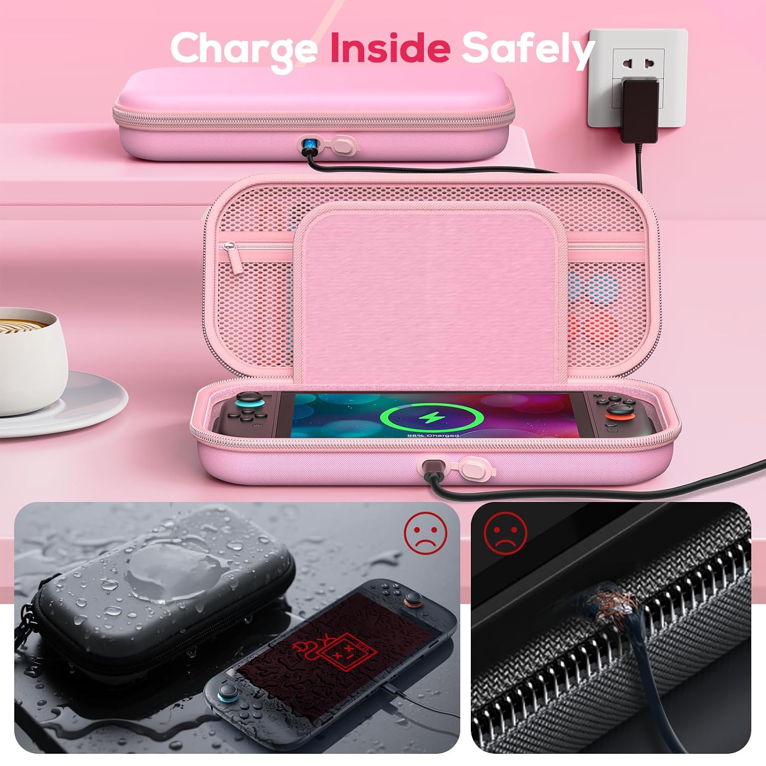 Detalle 2 de Switch Ladetasche Tragetasche 10 Karten Eva
