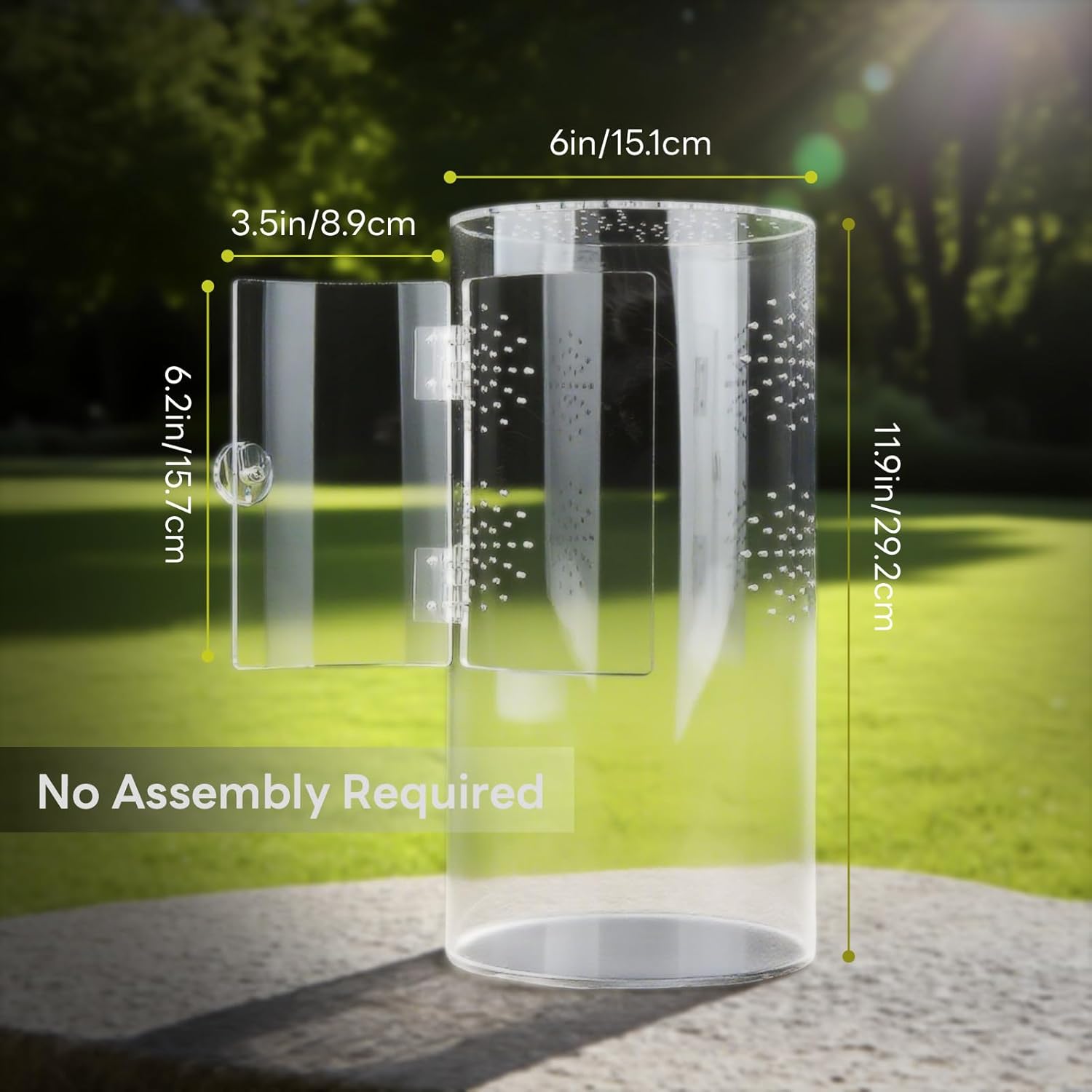 Thumbnail 4 de Zylindrisches Acryl-Terrarium 29 cm Panorama