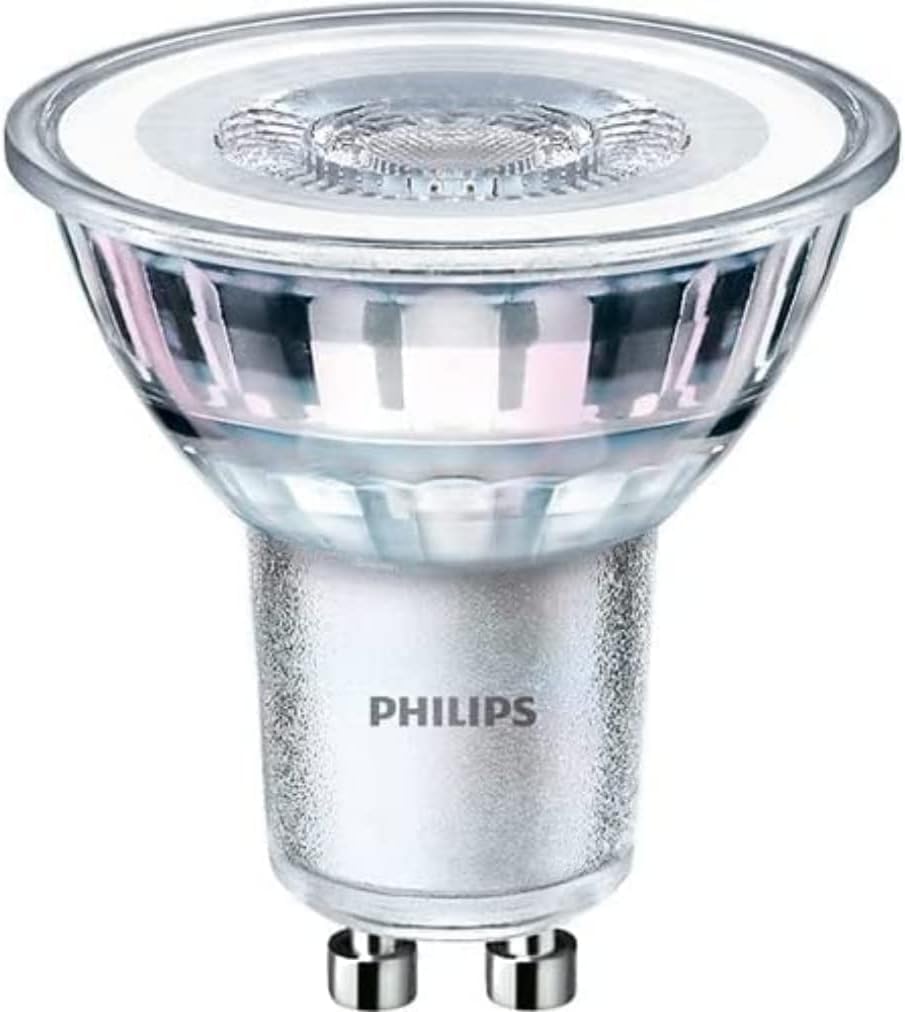 Detalle de LEDClassic 50W GU10 CW 36D ND 6CT/4 di Philips: luce fredda di qualità per l’uso quotidiano