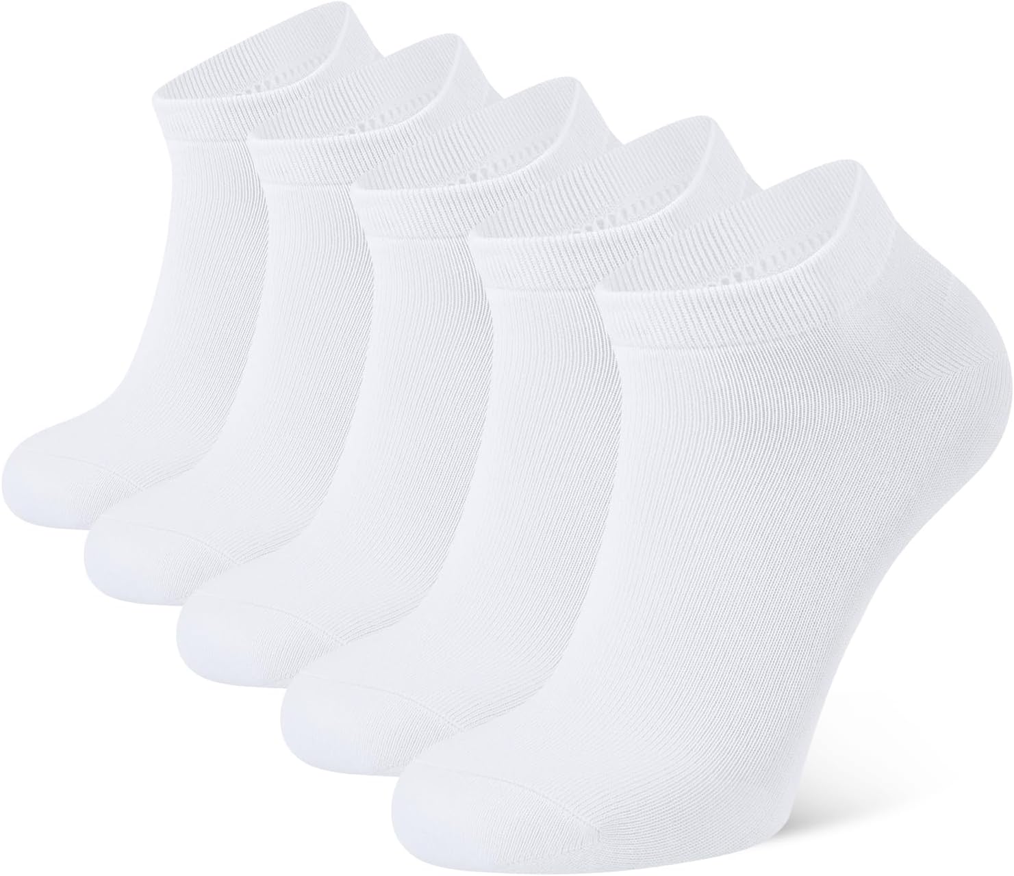 Detalle de CLOSEMATE PK01 Ankle Socks, Breathable Cotton Blend, Non-Slip Low-Cut Fit