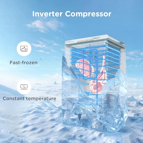 Detalle de COMFEE' 99L Chest Freezer with Convertible Mode (RCC102WH2UK(E))