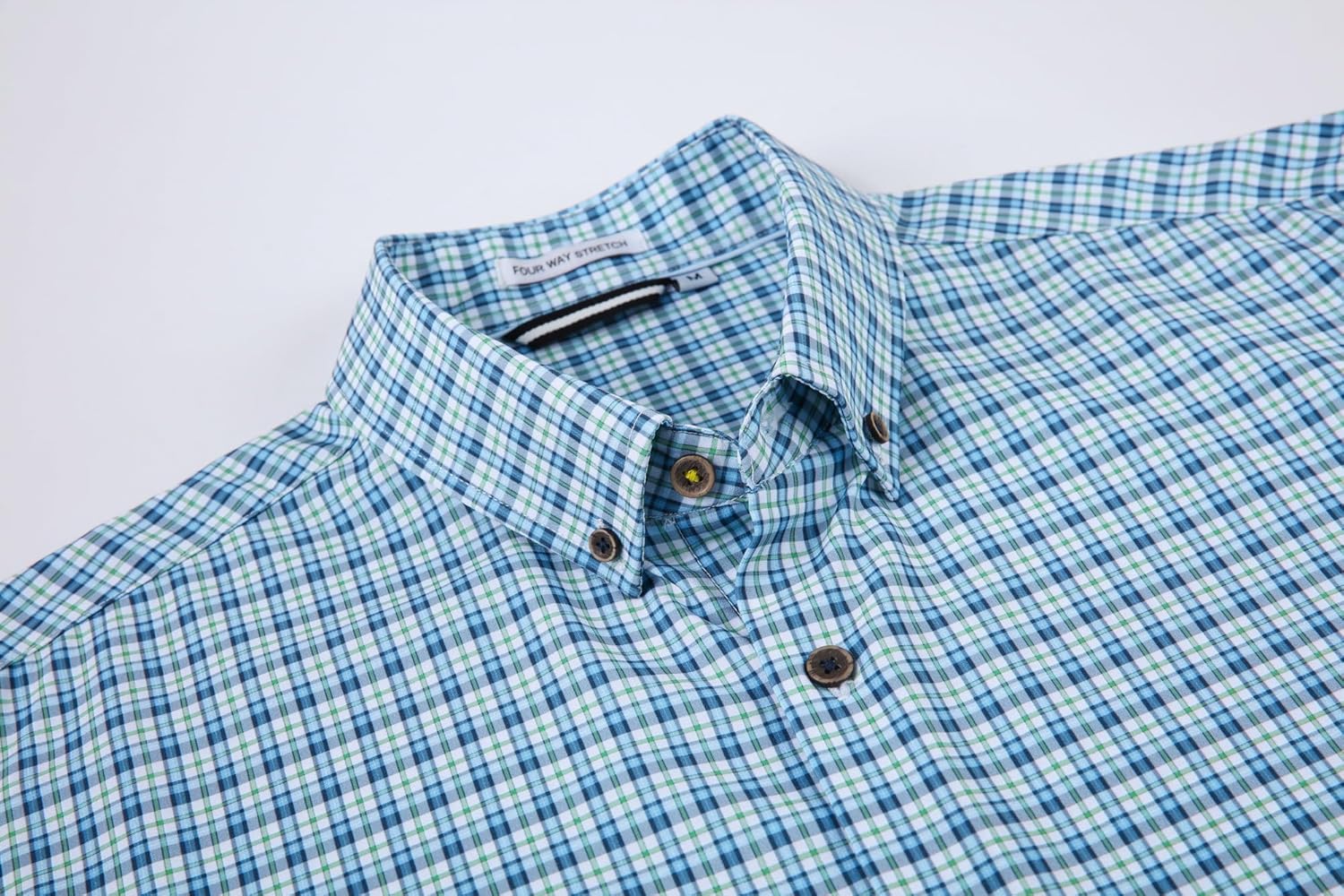 Thumbnail 2 de Alex Vando Button Down Wrinkle Free Shirt 4-Way Stretch