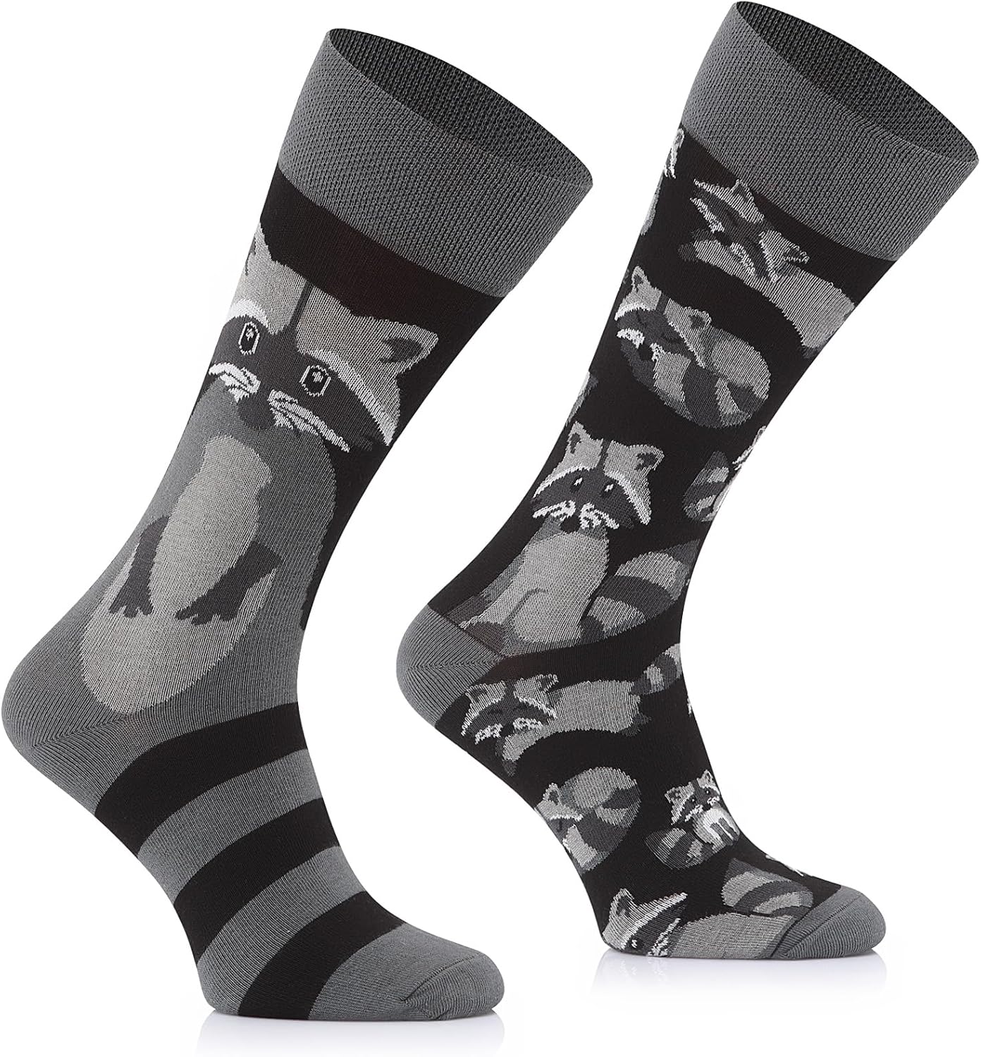 Thumbnail 6 de TODO Colours Lustige Socken mit Waschbär-Motiv – mehrfarbig (Herren & Damen)