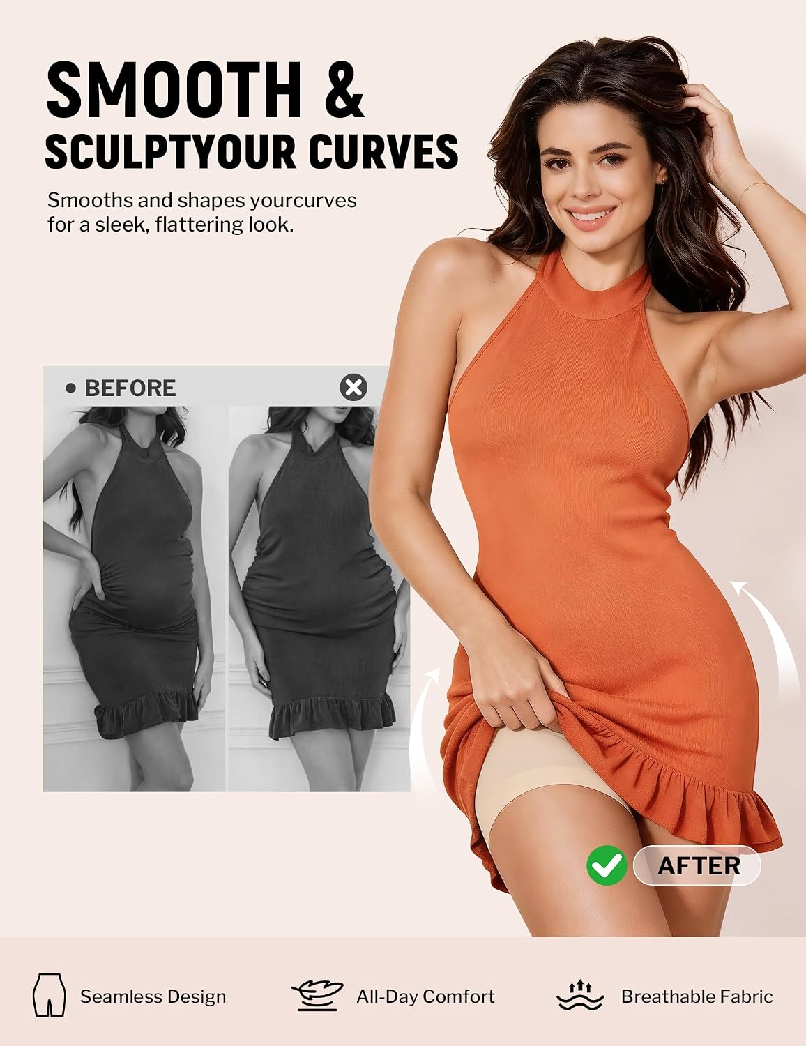 Thumbnail 3 de Tummy Control Shapewear Shorts