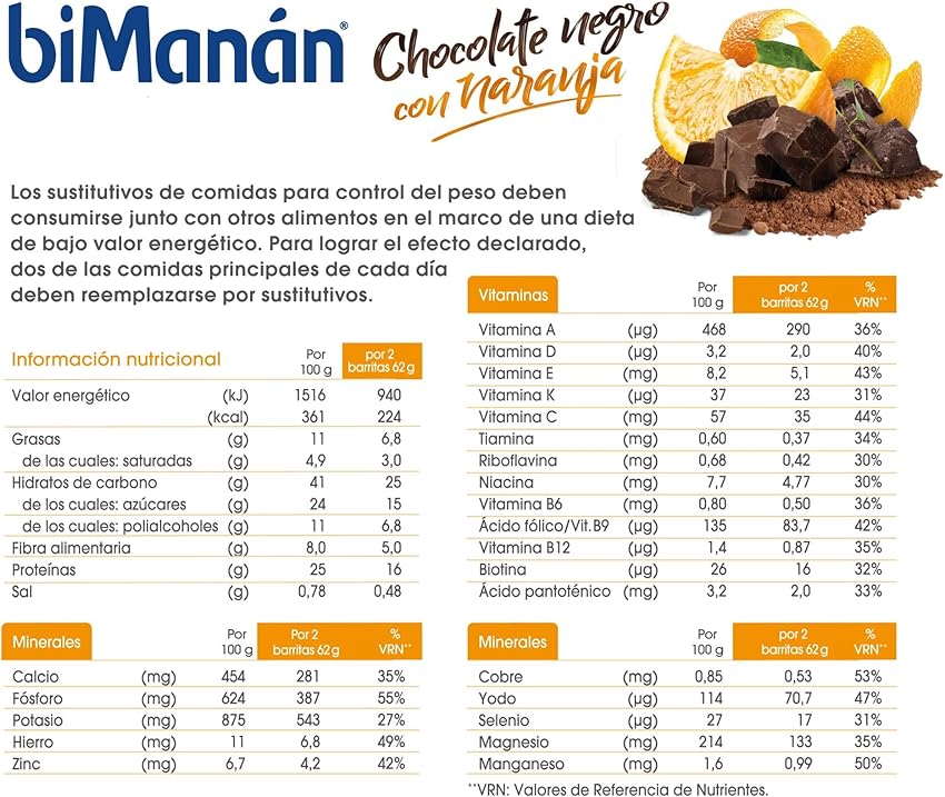 Thumbnail 4 de BIMANÁN BESLIM Barritas sustitutivas Chocolate Fondant 30 uds 🍫