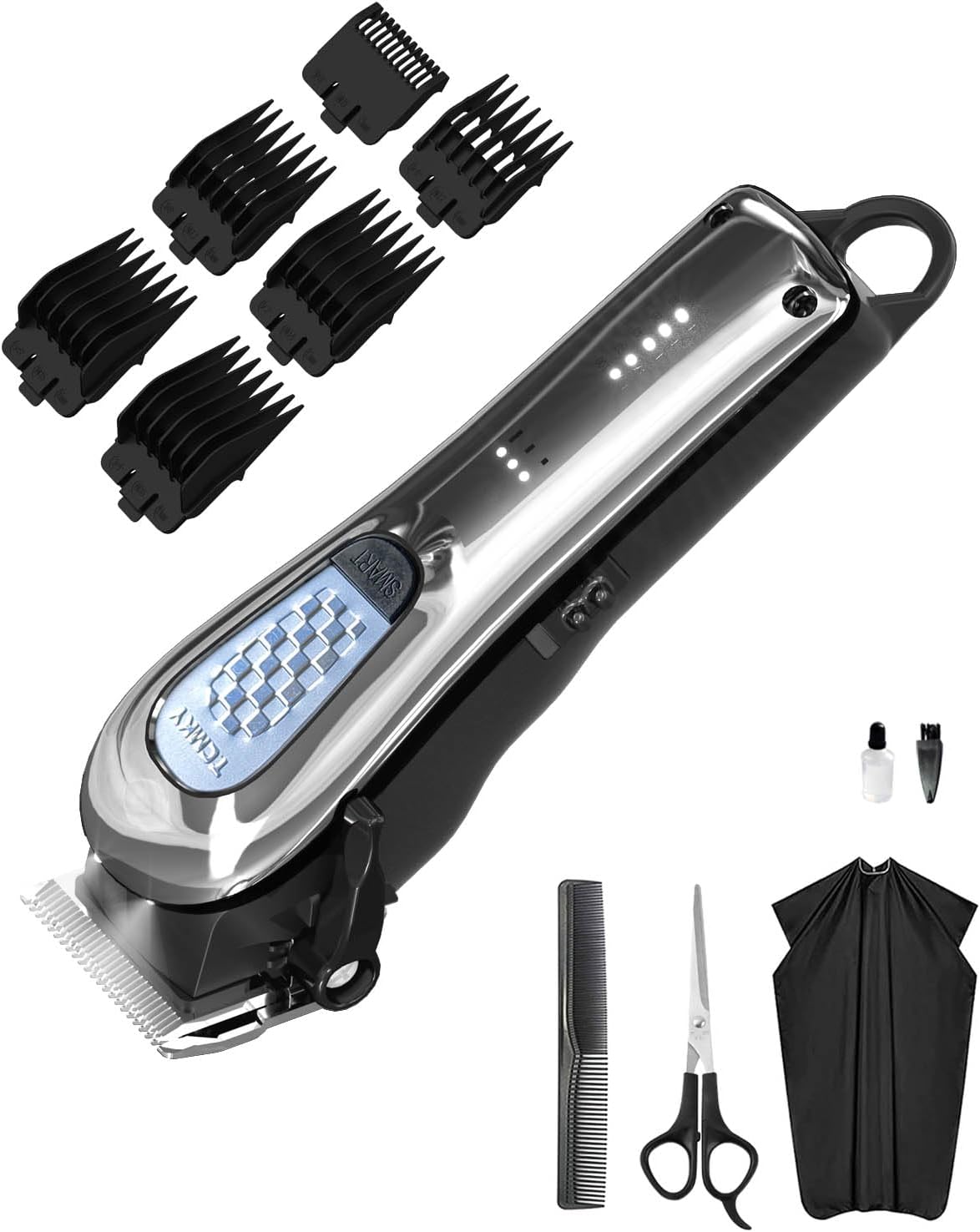 Detalle de TCMKY Hair Clippers for Men: Cordless & Corded Barber Clippers for Home Grooming