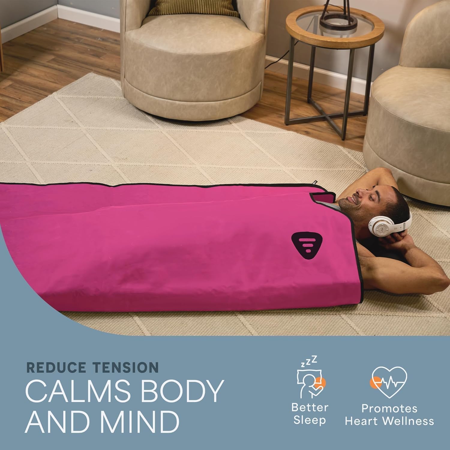 Detalle de Lifepro infrared sauna blanket with 9 heat levels