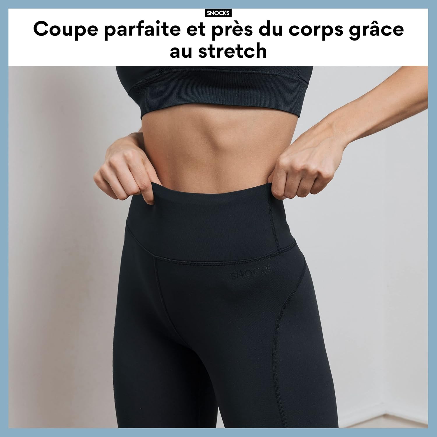 Detalle de Snocks Legging Femmes - Pantalon de Sport Taille Haute pour Yoga et Pilates