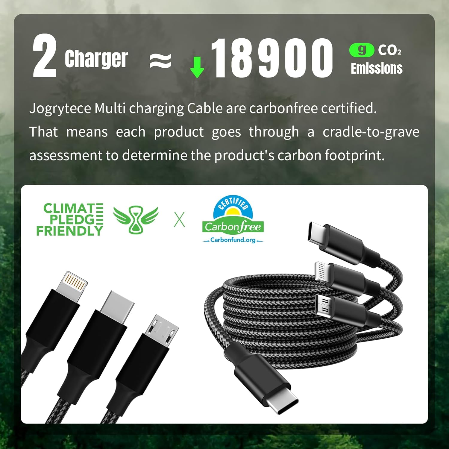 Thumbnail 6 de Jogrytece 100W Multi Charging Cable