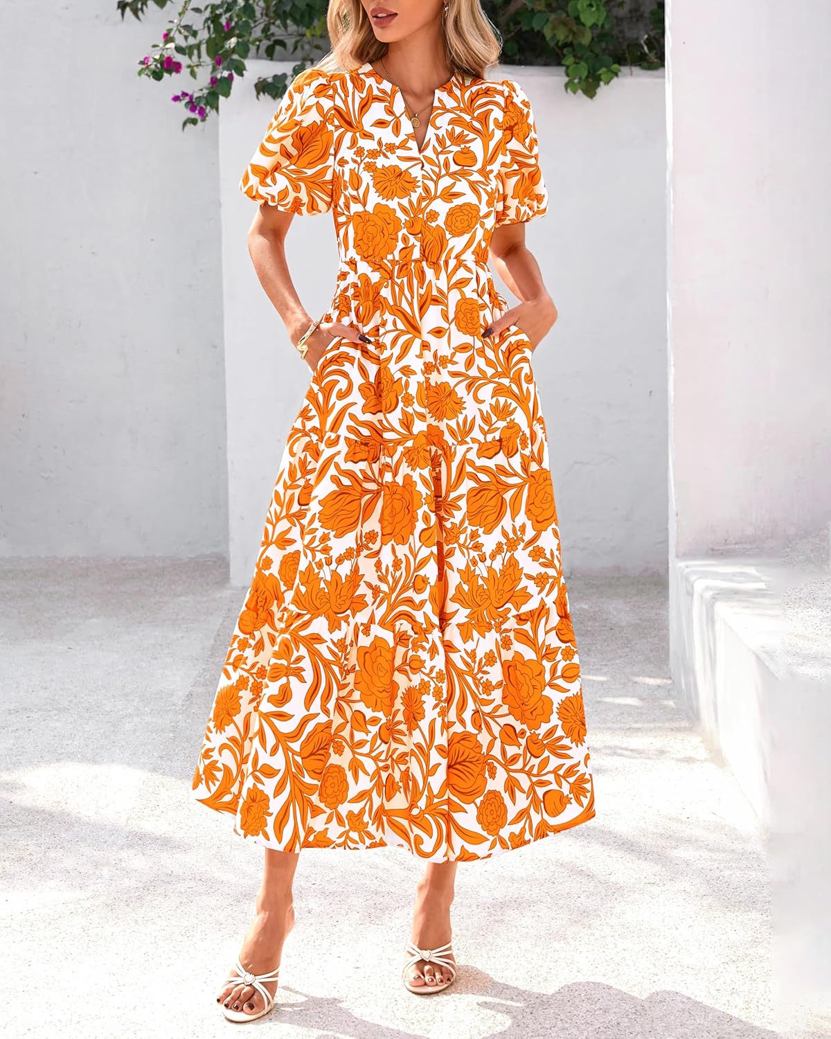 Thumbnail 5 de Dowerme Women's Summer Dress 2026 Maxi Boho Floral With Pockets