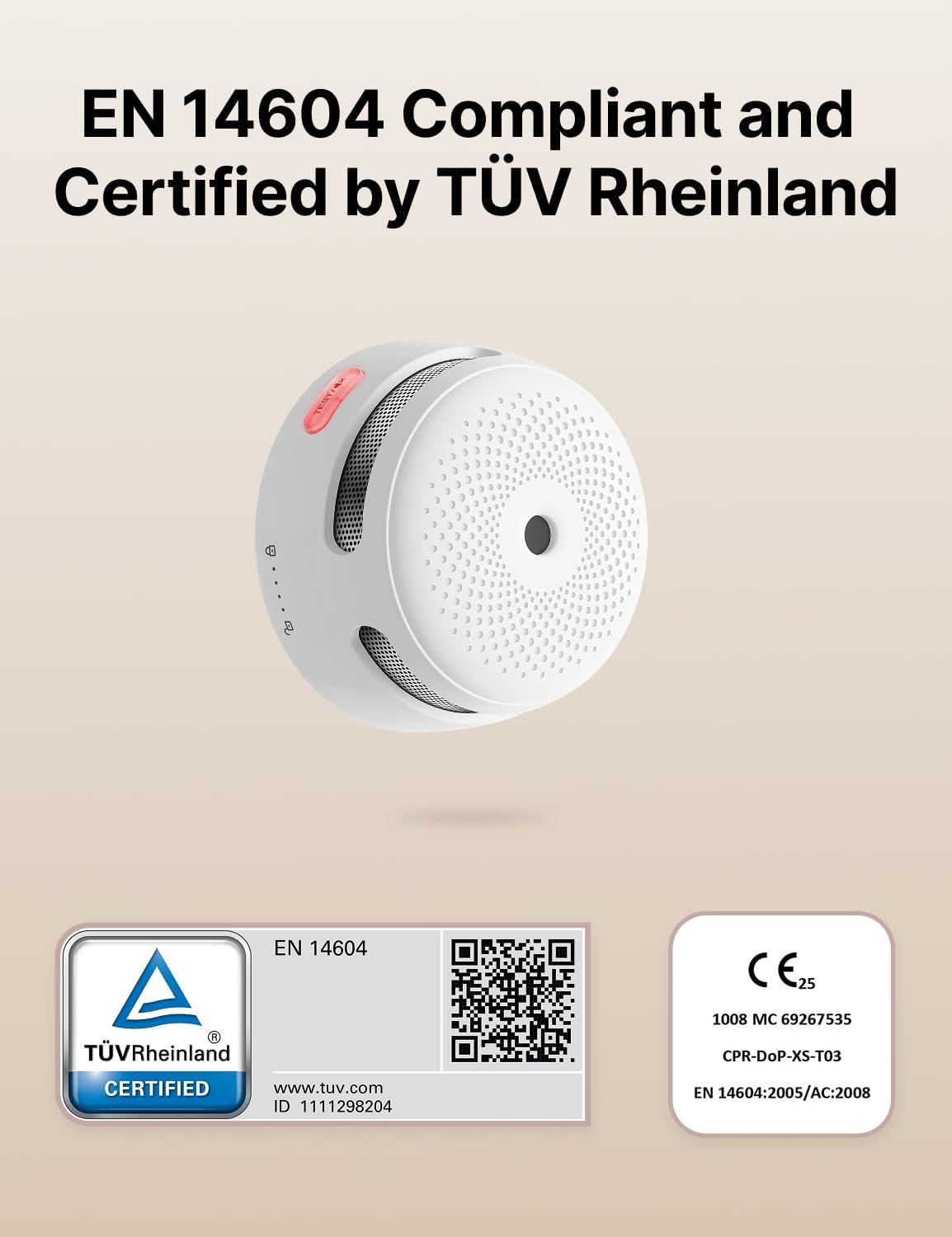 Thumbnail 1 de X-Sense XS01 Standalone Mini Smoke Alarm