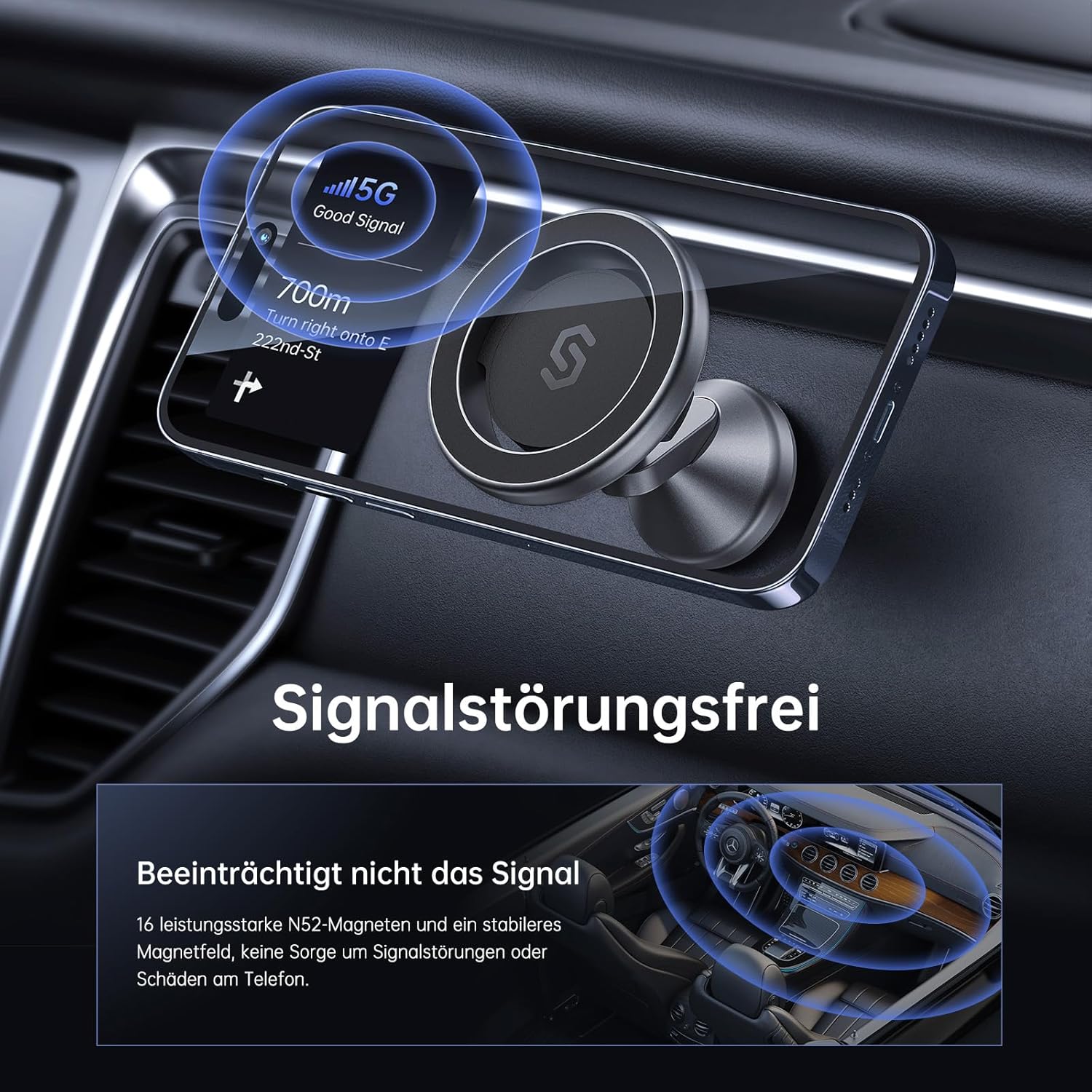 Detalle de SYNCWIRE MagSafe Kfz-Halterung 360°