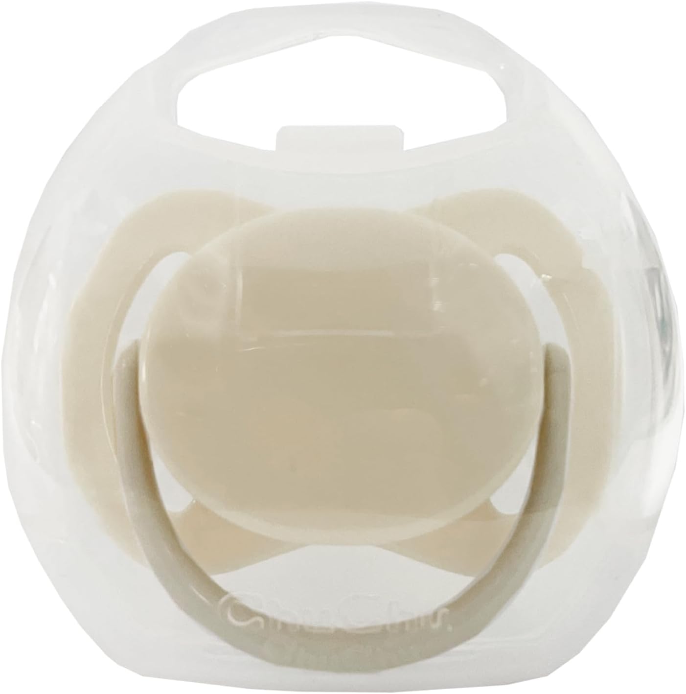 Detalle de ChuChu デンティスター 離乳期用おしゃぶり 6ヶ月頃から グレー 薄型乳首
