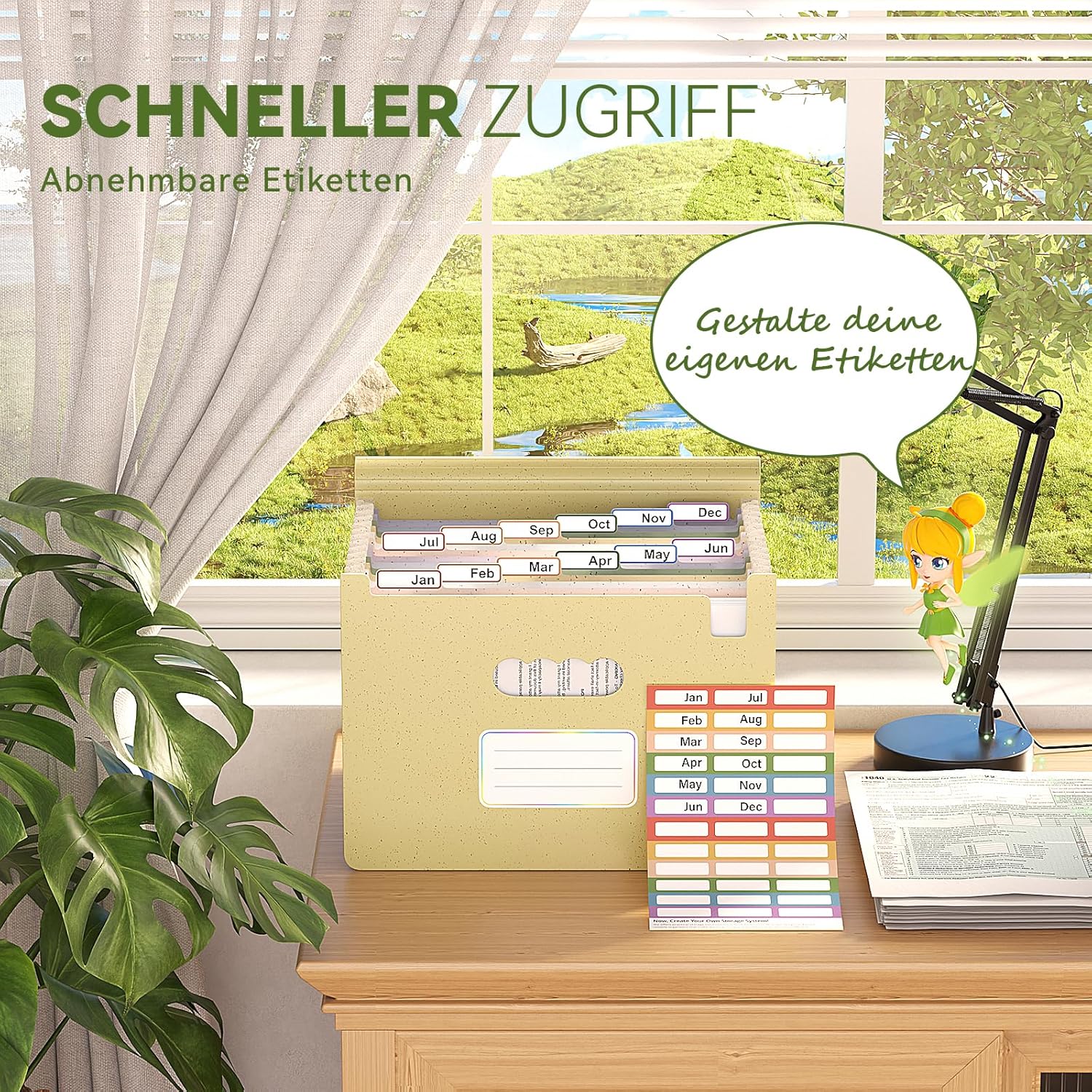 Thumbnail 2 de EcoStash Dokumentenmappe A4 12 Fächer