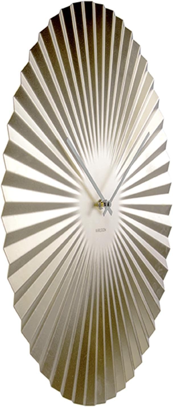 Detalle de Karlsson KA5658GD nowoczesny zegar ścienny 50 cm, złoty, stalowy, cichy