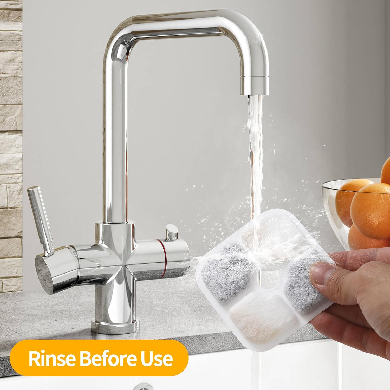 Detalle de 16 Filtri Fontanella per Gatti e 2 Tubi per Fontana Pixi – Filtri a carbone attivo, resina e tessuto non tessuto per acqua più pulita