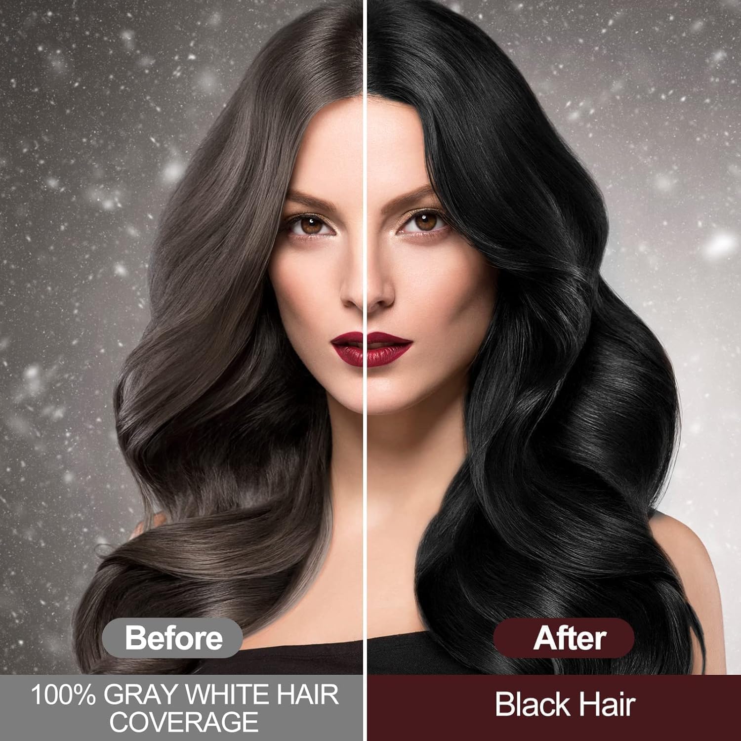 Thumbnail 2 de GFEUGS Haarfarbe Haarfärbeshampoo 500 ml Schwarz
